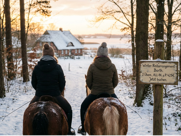 Reiter-Winter-ALL-IN: 3 Tage Pferdeverrückt! in Barth, Mecklenburg-Vorpommern Unkategorisiert online kaufen Reiter-Winter-ALL-IN: 3 Tage Pferdeverrückt! in Barth, Mecklenburg-Vorpommern Unkategorisiert online kaufen