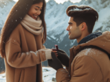 Verlobung auf schneebedeckten Gipfeln: Eine romantische Geschichte