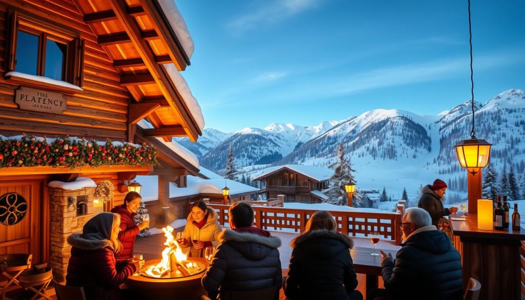 Freizeit im Skiurlaub