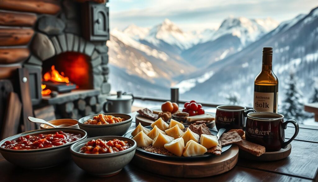 Österreichische Alpenküche Spezialitäten