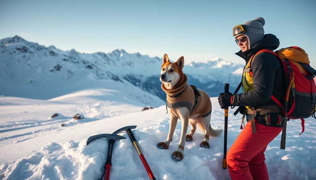 Sicherheit im Winterurlaub mit Hund