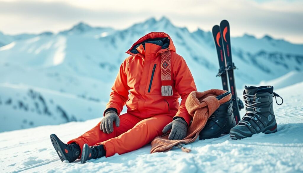 Skibekleidung und Accessoires