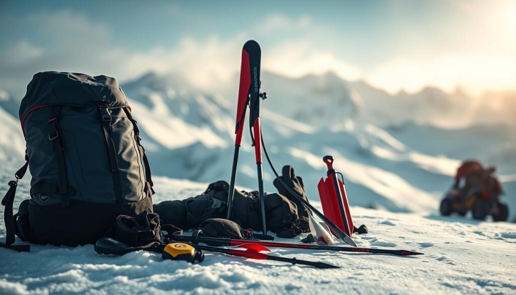Spezielle Ausrüstung für Skitouren