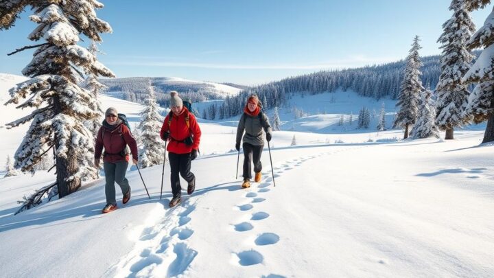 Erlebnisreiche Schneeschuhwanderungen in Schweden